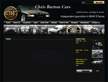 Tablet Screenshot of chrisburtoncars.com